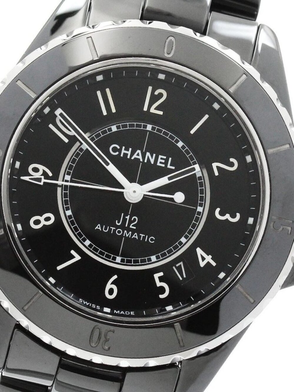 CHANEL J12 H5696 Black ceramic black Dial Automatic Ladies Watch_955719